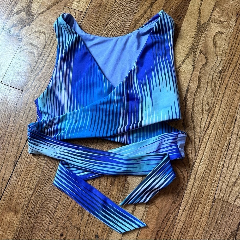 Athleta Ibiza Convertible Bikini Wrap Top Sz XS - Picture 8 of 9